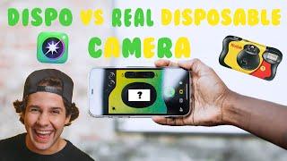 Trying DISPO (David Dobrik's App) VS A REAL DISPOSABLE CAMERA