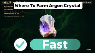 How To Farm Argon Crystal (Quick)