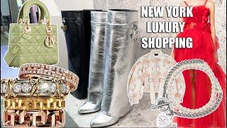 EPIC NEW YORK CITY LUXURY SHOPPING VLOG TIFFANY & CO SIMONE ROCHA DIOR BOTTEGA GIVENCHY GUCCI CELINE