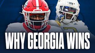 Why Georgia Football WILL EASILY BEAT Georgia Tech Football | Georgia vs Georgia Tech Preview