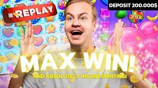 MAX WIN X25000 // SWEET BONANZA// DEPOSIT 200.000$