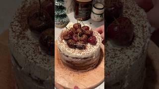 Chocolate mascarpone cream cake #cake