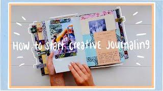 HOW TO START A CREATIVE JOURNAL | start journaling/scrapbooking for beginners