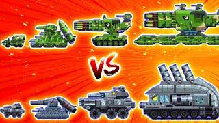 Siêu Tiến Hóa Của Những Chú Quái Vật Thép! - DORA MISSILE VS COAL TRAIN | KING DOM CARTOONS