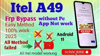 Itel A49 Frp bypass without pc | A58 frp | A60 frp | A70 frp | app not work | settings not open fix