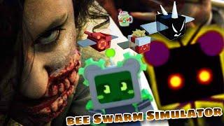 boo swarm BEE SWARM SIMULATOR LIVE  ROBLOX   - red hive  level 18 -19