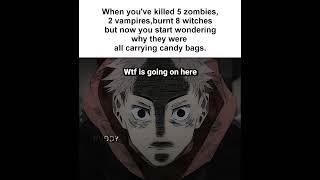 "Carrying candy bags"#shorts #anime #fyp #jujutsukaisen #memes #viral #trending