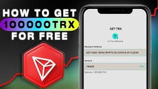 Claim Your Free 100,000 TRX (TRON):Step-by-Step Easy Guide!