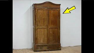 A man bought a wardrobe online, and when he looked inside, his eyes widened!