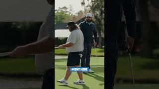 Fat Perez’s reaction to Joey’s putt is priceless 