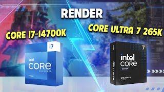 Render Testing Core Ultra 7 265K vs i7 14700K | NguyenCongPC