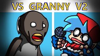 Friday Night Funkin' VS Granny V2 FULL Week + Cutscenes (FNF Mod)