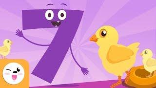 Number 7 - Learn to Count - Numbers from 1 to 10 - The Number 7 Song