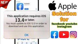 facebook youtube this application requires ios 13.4 or later 12.5.6 iphone 6 plus 6s 5s article ipad