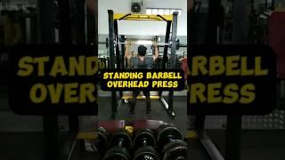 Teknik Standing Barbell Overhead Press
