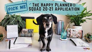 The Happy Planner Squad 2020-2021 Application | HandsOn HigherEd: Annalicia Garcia