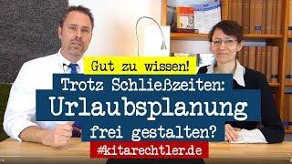 Kitarecht Folge 449 - Trotz-Kita-Schließzeiten: Urlaub für Erzieher zur freien Verfügung?