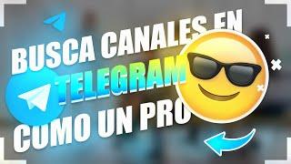 Como buscar GRUPOS y CANALES en TELEGRAM como un PRO  2024 | Los 3 mejores métodos 