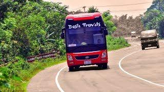 Hyundai Universe Express Nobel Bus 2019 Desh Travels Running Video