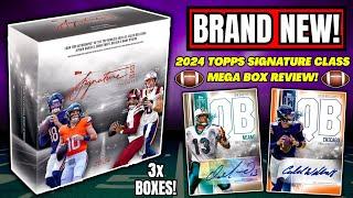 *OPENING 3x 2024 TOPPS SIGNATURE CLASS FOOTBALL MEGA BOXES! - ARE THEY WORTH IT?!