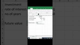 Calculate Future Value on monthly payments(SIP) @techprocodetamil  #coding #excelformula #windows
