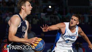 Canyon Barry CARRIES Team USA to first win in men's 3x3 basketball | Paris Olympics | NBC Sports