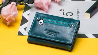 5 лучших женских кожаных кошельков 2021/best womens leather wallets с AliExpress