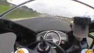 onboard R1 circuit Carole following Pivers on his ZX-6R