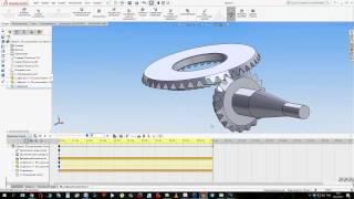 36 урок Создание шестерен с круговым зубом с анимацией зацепления при помощи КОМПАСА для SOLIDWORS