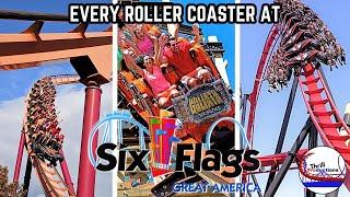 Every Roller Coaster at Six Flags Great America! (2024 Edition)