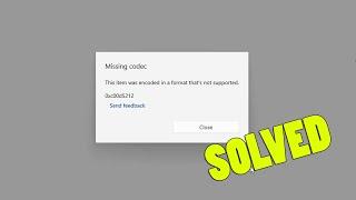 This Item was Encoded in a Format That’s not Supported Error Code 0xc00d5212 in Windows 11 HEVC