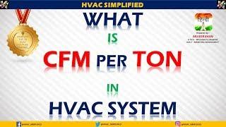 HVAC Training - What is "CFM PER TON" in HVAC System (HVAC Training)