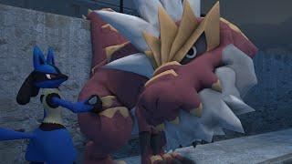 SFM Tyrantrum Gasses Lucario Animation #59