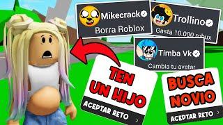 TOP 5 MEJORES CUMPLIENDO RETOS EN ROBLOX