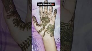 simple front hand design#learn with me#mehandi#simole design