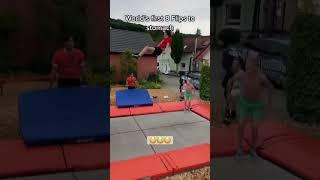 World's first 8 Backflips - Tiktok