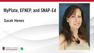 Nutrition and Meal Planning with MyPlate, EFNEP, and SNAP-Ed