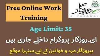 E Rozgaar Training Program Admissions Open || How to Apply For erozgaar Program || How to Make Money