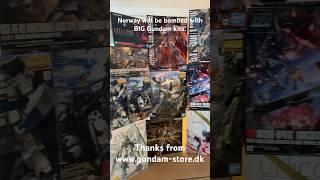 Norway will be bombed with BIG Gundam kits. #shorts #gundam #gunpla #reels #hobby #modelkit
