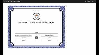 How to Download Postman API Fundamentals Certificate from Badgr | LetsUpgrade