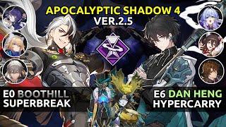 E0S1 Boothill & E6 Dan Heng | Apocalyptic Shadow 4 | Honkai Star Rail 2.5