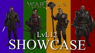 LvL 12 Group Showcase | Wartales 1.0 | 9 vs 48 battle | Tips on skills/gear/layers/oils