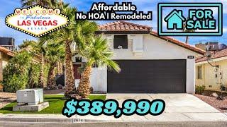 Affordable Las Vegas Single Story Home | Under 400k | Remodeled Home Tour | Spyglass at Stonegate