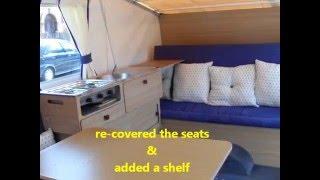 Dandy Designer Trailer tent -  a peep inside