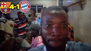 BARCELONA 4-1 BAYERN MUNICH: Watch Crazy Barcelona Fans Reactions To Raphinha Goals against