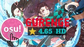 LiSA – Gurenge (TV Size)  | Demon Slayer : Kimetsu no Yaiba OP [osu!]