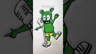 Как нарисовать мармеладного мишку Гумми Бер | Hummy Bear #shorts