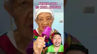 NENEK SUKA ES KRIM ANGGUR!!!?? #satisfying #funny #food #comedy #icecream