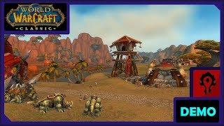 Strating out in the Barrens: WoW clasic demo - Horde side