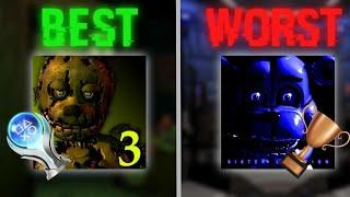 All Five Nights At Freddy’s Games Ranked